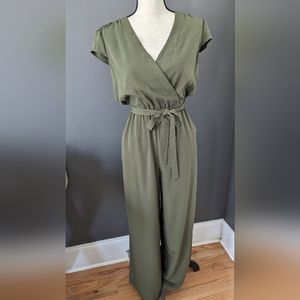 Olive green jumpsuit